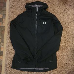 Under Armour Forefront Men's Rain Jacket Windbreaker M Black